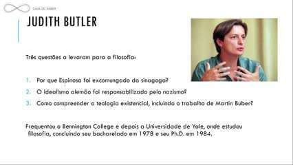 As Pensadoras: Judith Butler (Parte I)