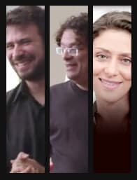 Cristian Budu, Irineu Franco Perpetuo e Maria Fernanda Cândido
